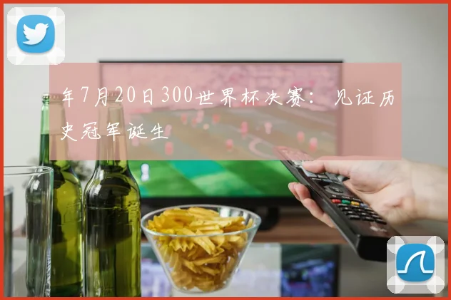 年7月20日300世界杯决赛：见证历史冠军诞生